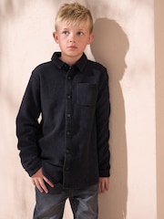 Angel & Rocket Black Colter Washed Textured Shirt - Image 1 of 7