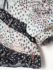 Angel & Rocket Animal Estelle Multi Frill Print Top - Image 5 of 5