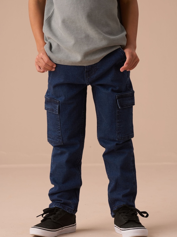 Angel & Rocket Blue Nile Washed Jogger 100% Cotton Jeans - Image 1 of 3 Angel & Rocket Blue Nile Washed Jogger 100% Cotton Jeans - Image 1 of 3