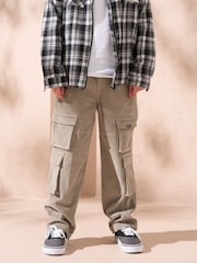 Angel & Rocket Natural Carlton Cord Skater 100% Cotton Trousers - Image 3 of 5