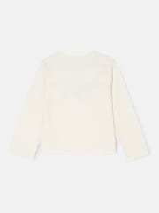 Angel & Rocket Cream Erin Ivory Long Sleeve Star T-Shirt - Image 5 of 6