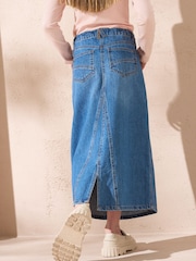 Angel & Rocket Blue Nicolette Denim Midi Skirt - Image 2 of 3