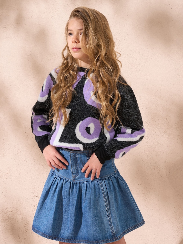 Angel & Rocket Black Lola Love Jumper - Image 1 of 7