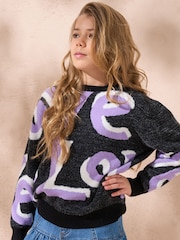 Angel & Rocket Black Lola Love Jumper - Image 4 of 7