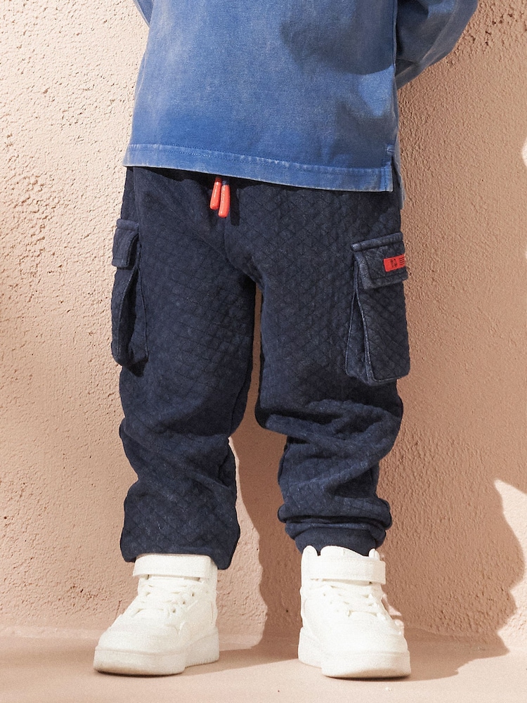 Angel & Rocket Blue Frank Blue Cargo Joggers - Image 1 of 3