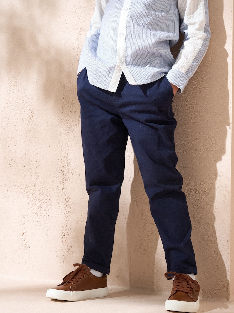 Angel & Rocket Blue Leo Navy Chinos - Image 1 of 7