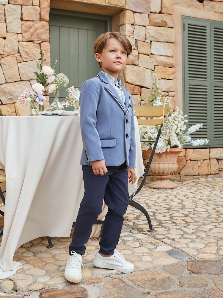 Angel & Rocket Blue Leo Navy Chinos - Image 3 of 7