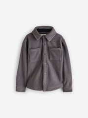 Angel & Rocket Black Fleece Shacket - Image 5 of 7