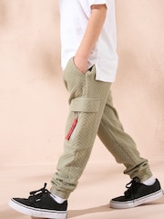 Angel & Rocket Green Frank Cargo Joggers - Image 3 of 3