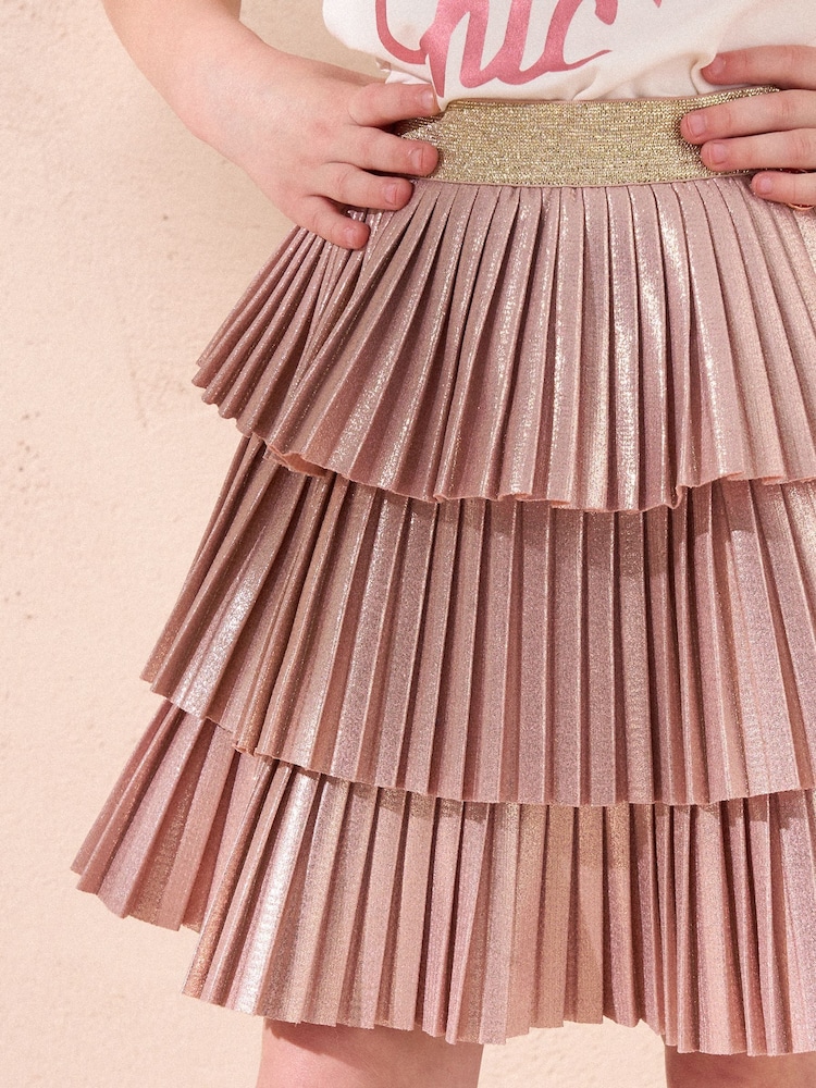 Angel & Rocket Silver Lucile Pleated Skirt - Image 2 of 4