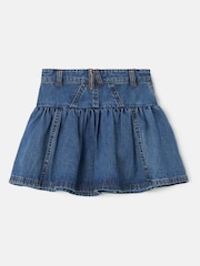 Angel & Rocket Blue Noemie 100% Cotton Denim Skirt - Image 4 of 5
