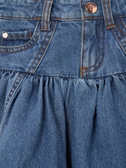 Angel & Rocket Blue Noemie 100% Cotton Denim Skirt - Image 5 of 5