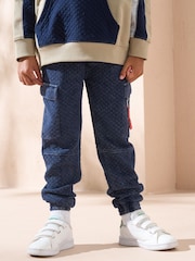 Angel & Rocket Blue Frank Cargo Joggers - Image 2 of 3