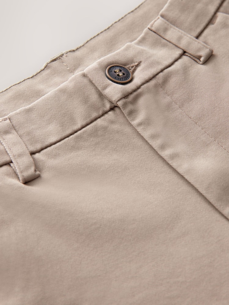 Pastelgeel - Stretchy chino's (3-17jr) - Image 3 of 4