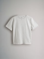 Черный/коричневый/песок/серый меланж/Cream - Набор из 5 футболок свободного кроя из 100% хлопка The Set - Image 10 of 14