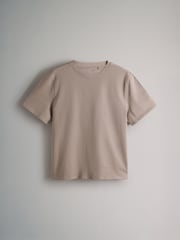 Черный/коричневый/песок/серый меланж/Cream - Набор из 5 футболок свободного кроя из 100% хлопка The Set - Image 11 of 14