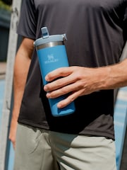 Stanley Azure IceFlow Flip Straw Tumbler Water Bottle 0.89L - Image 2 of 4