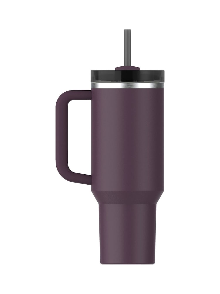 Stanley Plum Quencher H2.0 Flow State Tumbler 1.18L Water Bottle - Image 3 of 3 Stanley Plum Quencher H2.0 Flow State Tumbler 1.18L Water Bottle - Image 3 of 3