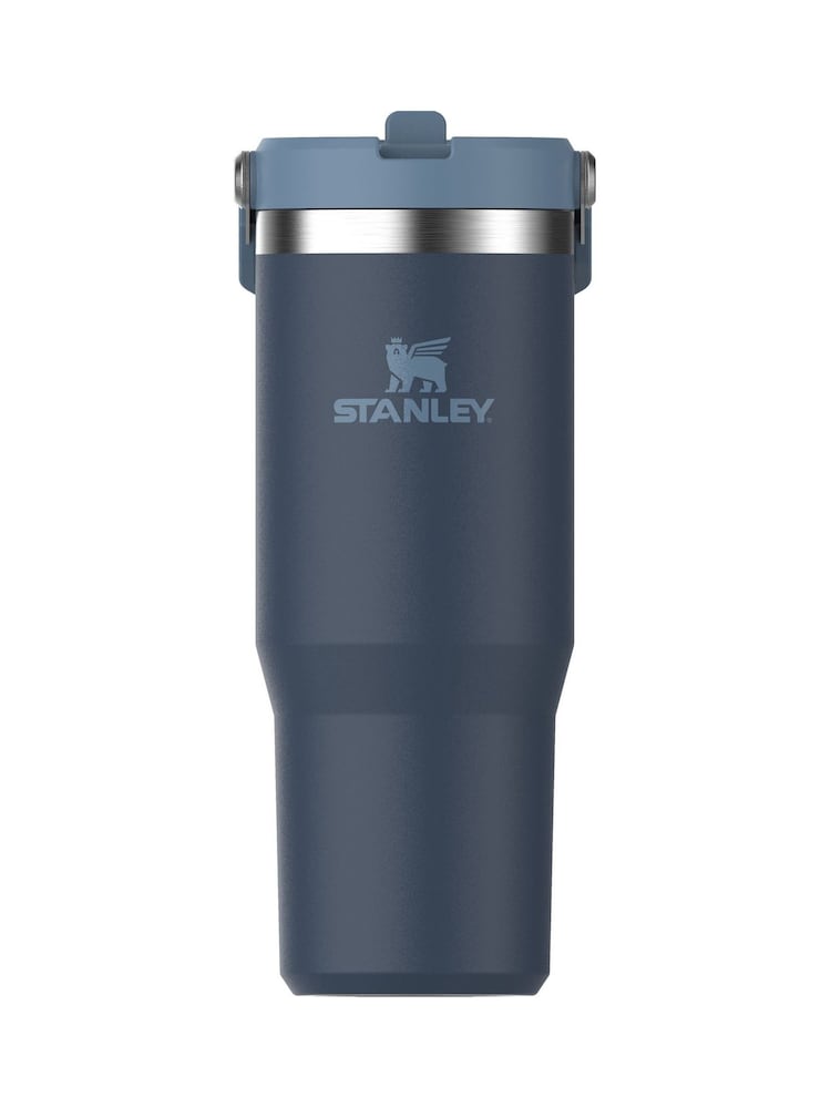 Stanley Navy IceFlow Flip Straw Tumbler Water Bottle 0.89L - Image 1 of 2