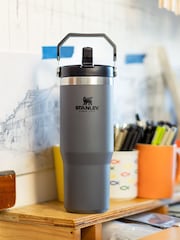 Stanley Charcoal IceFlow Flip Straw Tumbler Water Bottle 0.89L - Image 1 of 4