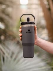 Stanley Charcoal IceFlow Flip Straw Tumbler Water Bottle 0.89L - Image 2 of 4