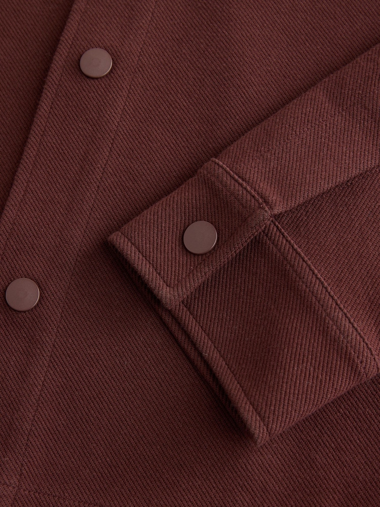 Rust Red Popper Shacket - Image 10 of 11