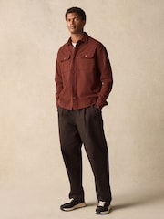 Rust Red Popper Shacket - Image 2 of 11