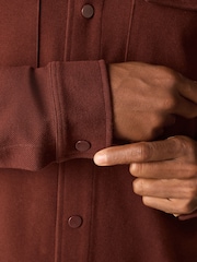 Rust Red Popper Shacket - Image 5 of 11