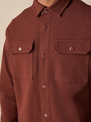 Rust Red Popper Shacket - Image 6 of 11