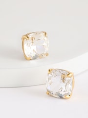 kate spade new york Small Crystal Square Studs Earrings - Image 1 of 2
