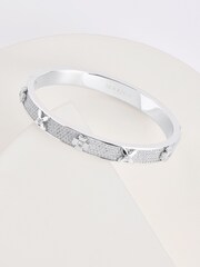 kate spade new york Silver Tone Hinged Bangle - Bild 1 von 3