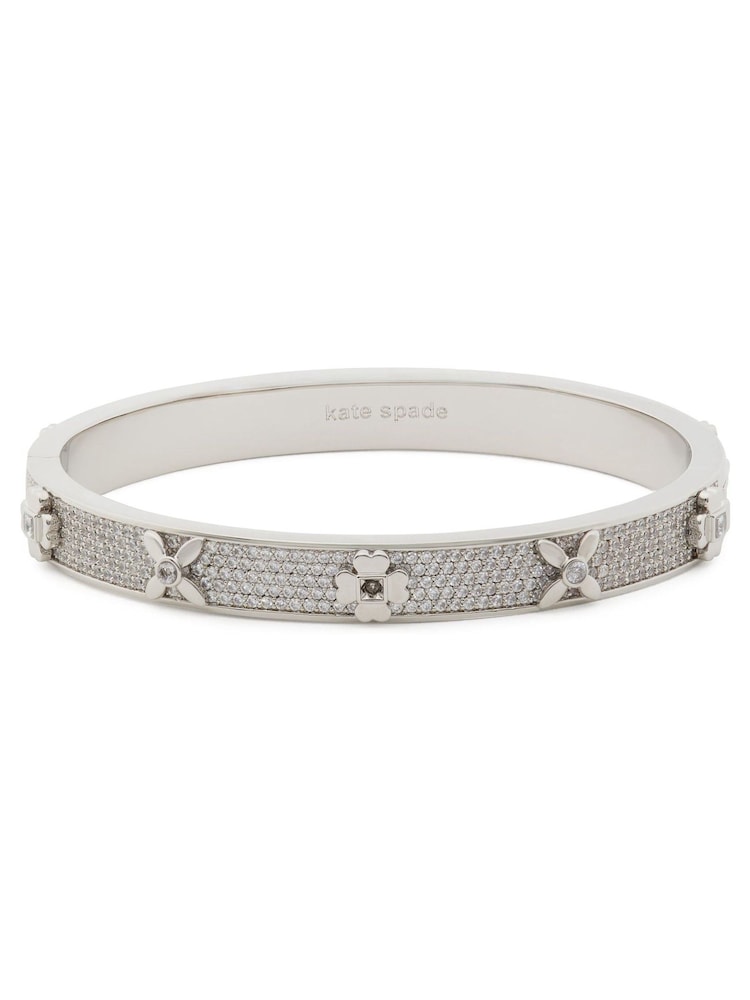 kate spade new york Silver Tone Hinged Bangle - Bild 2 von 3