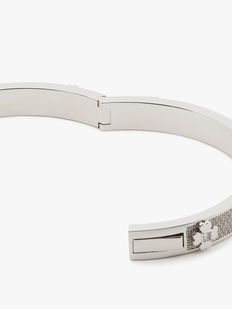 kate spade new york Silver Tone Hinged Bangle - Bild 3 von 3