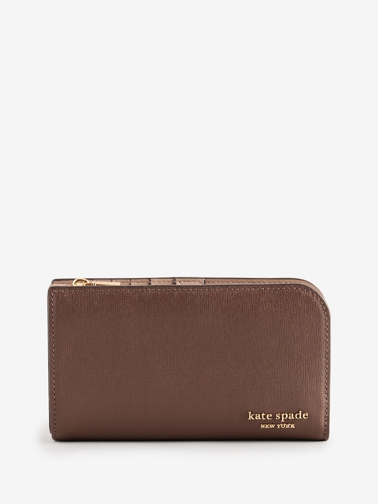 kate spade new york Med Bifold Incense Brown Wallet - Image 1 of 3