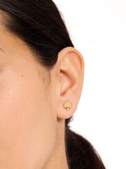 kate spade new york Gold Tone Logo Stud Earrings - Image 1 of 4