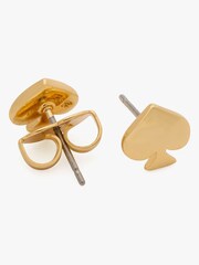 kate spade new york Gold Tone Logo Stud Earrings - Image 3 of 4
