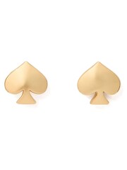 kate spade new york Gold Tone Logo Stud Earrings - Image 4 of 4