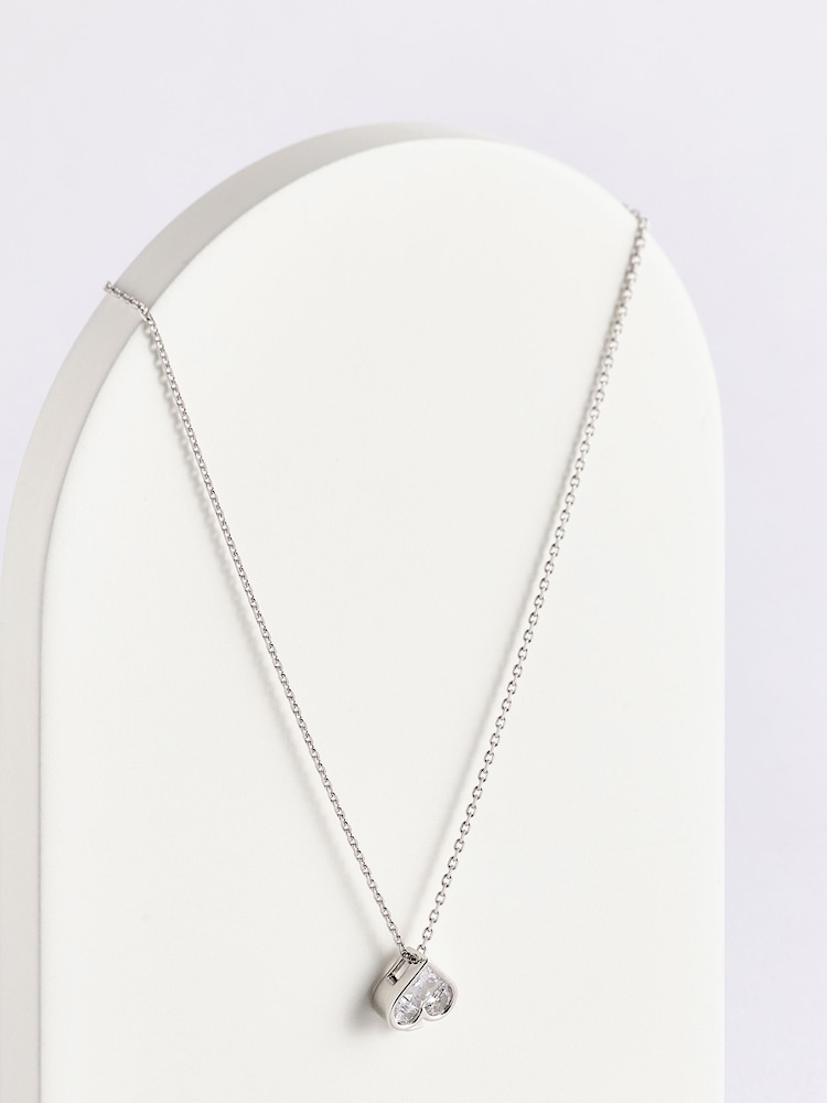 kate spade new york Silver Tone Clear Mini Pendant - Image 2 of 4