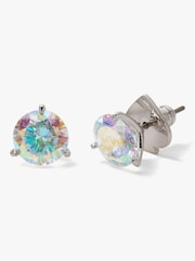 kate spade new york Cream/Gold Trio Prong Studs Earrings - Image 2 of 3