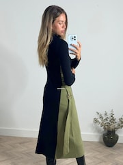 Style Cheat Трикотажное платье с панелями Caitlin в стиле макси - Image 4 of 4