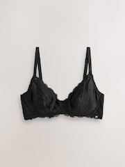Preto - Sutiãs de renda floral DD - Imagem 5 de 8