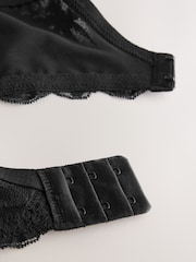 Preto - Sutiãs de renda floral DD - Imagem 7 de 8