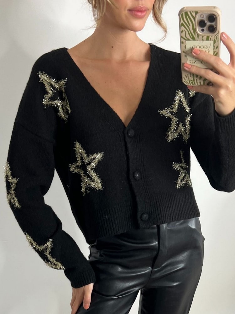 Style Cheat Fallon Star Sparkle pletena jopa - Slika 4 iz 4