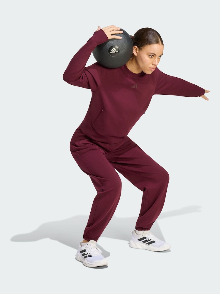 adidas Designed-For-Training Warm-Up Crewneck Sweatshirt - Image 1 of 5