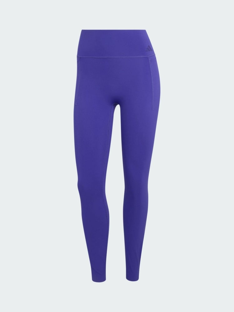 adidas Purple Optime Workout Contour Full Length Leggings - Image 6 of 6