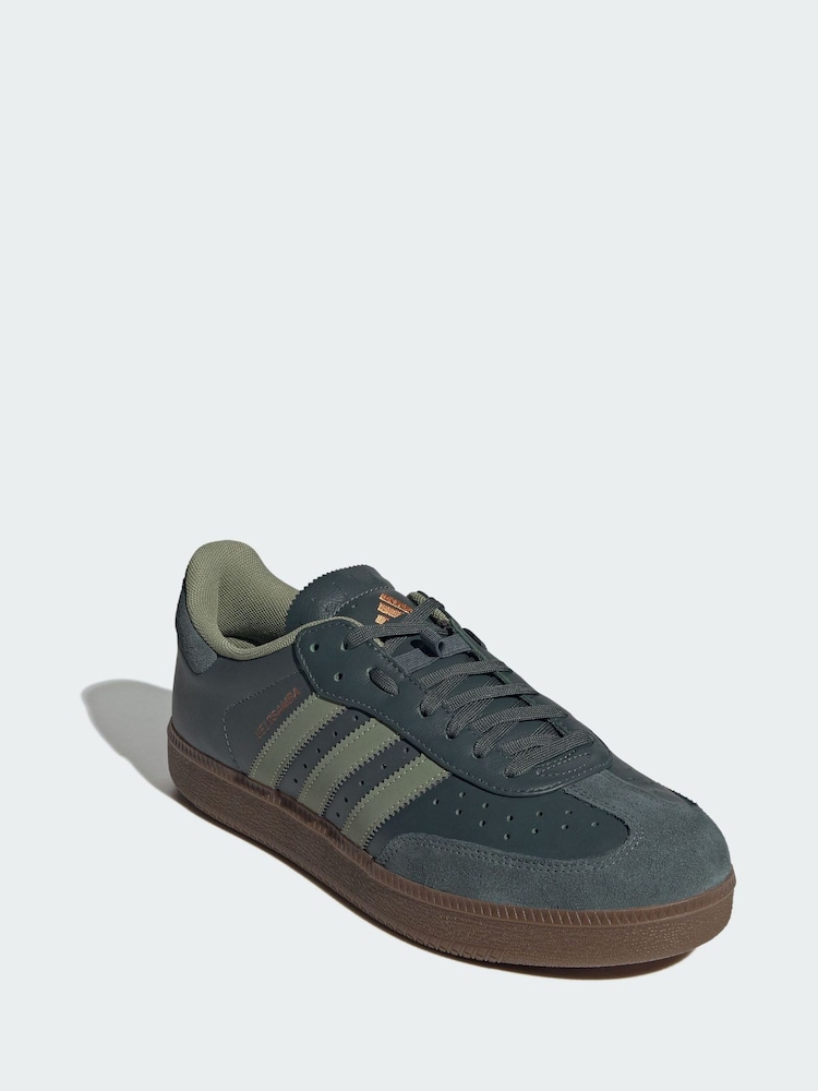 adidas Grey Velosamba Leather Shoes - Image 1 of 4 adidas Grey Velosamba Leather Shoes - Image 1 of 4