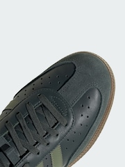 adidas Grey Velosamba Leather Shoes - Image 3 of 4