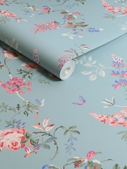 Cath Kidston Summer Birds & Roses 10M Wallpaper - Image 2 of 3