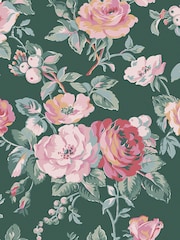 Cath Kidston Green Garden Rose 10M Wallpaper - Image 2 of 3