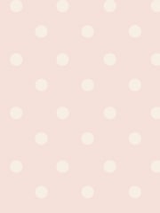 Cath Kidston Pink Button Spot 10M Wallpaper - Image 2 of 3